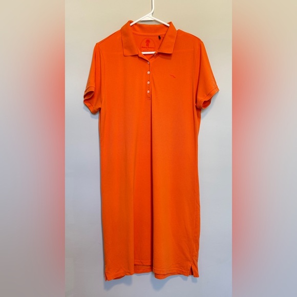 Tommy Bahama Women's Size Large Paradise Polo Dress Coastal Chic Cruise Wear‎ - Picture 1 of 10